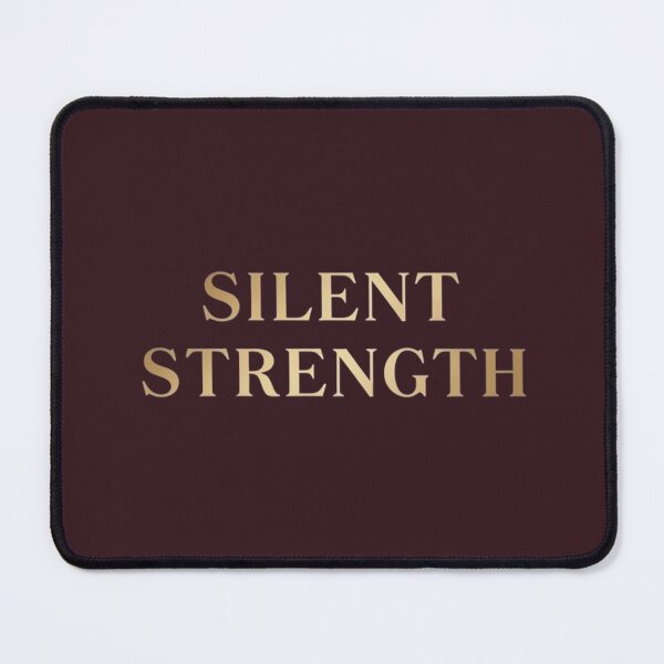 Item preview, Silent Strength – Stoic Minimalist Design designed and sold by TesouroEstoico.