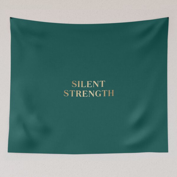 Item preview, Silent Strength – Stoic Minimalist Design designed and sold by TesouroEstoico.