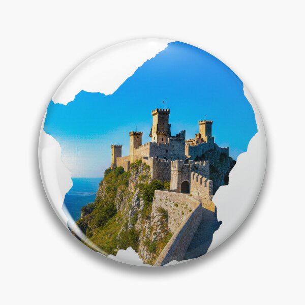 Item preview, San Marino Map World's Oldest Republic and Medieval Fortress Art designed and sold by AbulailArt.