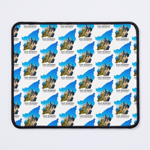 Item preview, San Marino Map World's Oldest Republic and Medieval Fortress Art designed and sold by AbulailArt.