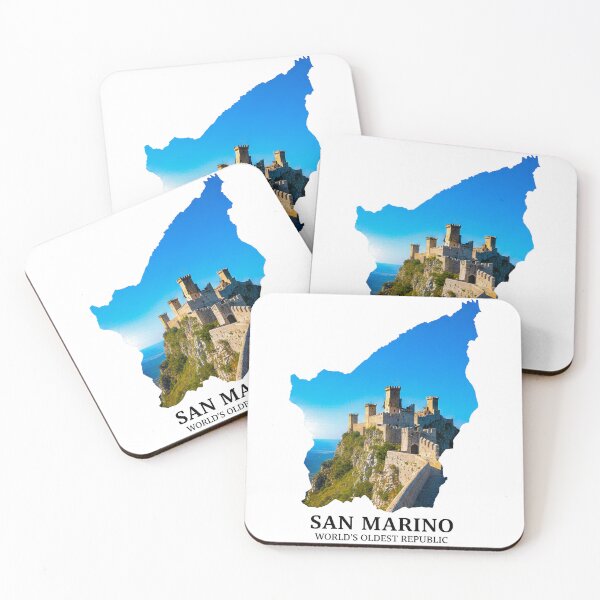 Item preview, San Marino Map World's Oldest Republic and Medieval Fortress Art designed and sold by AbulailArt.