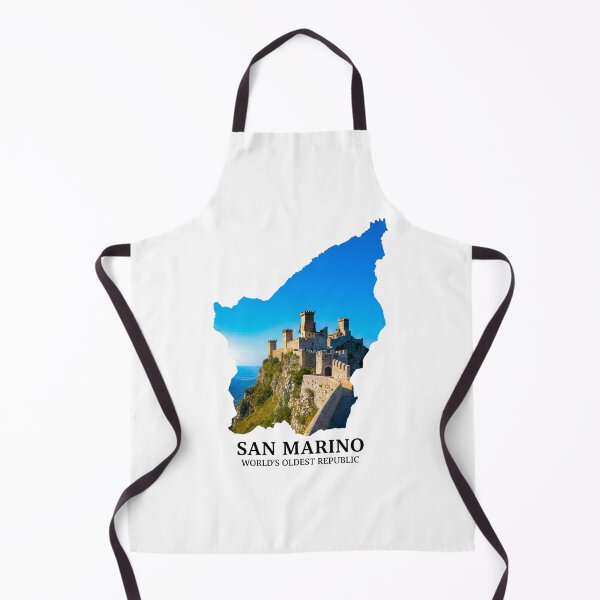 Item preview, San Marino Map World's Oldest Republic and Medieval Fortress Art designed and sold by AbulailArt.