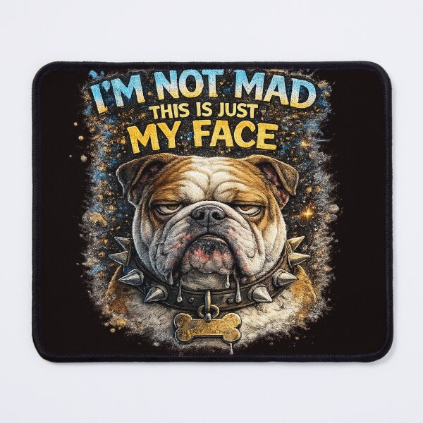 Item preview, Grumpy Bulldog Funny Humor designed and sold by Chaotic Critters.