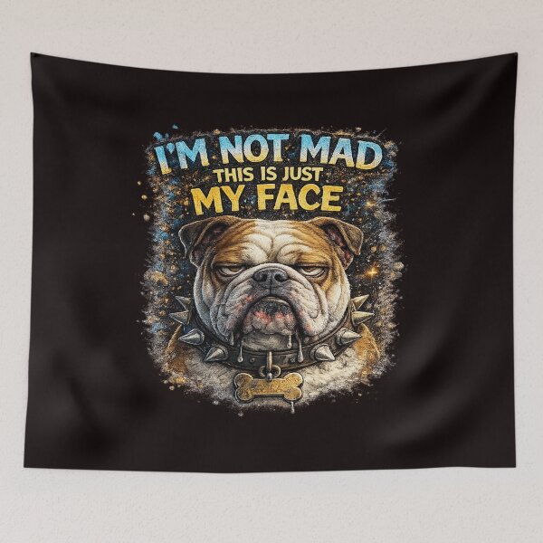 Item preview, Grumpy Bulldog Funny Humor designed and sold by Chaotic Critters.