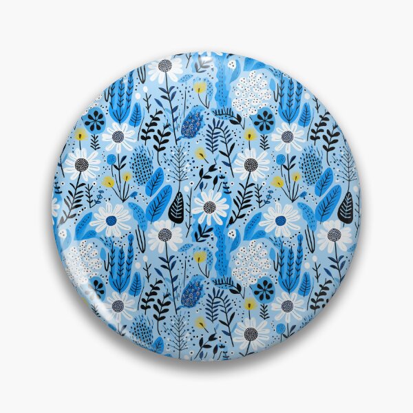 Item preview, Blue Florals 47 designed and sold by Dawne's Designs.
