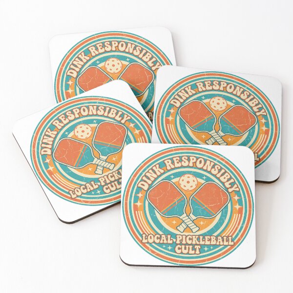 Item preview, Dink Responsibly Local Pickleball Cult Retro designed and sold by DigitalAnnaBanana.