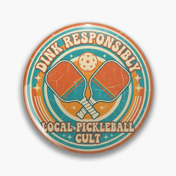 Item preview, Dink Responsibly Local Pickleball Cult Retro designed and sold by DigitalAnnaBanana.