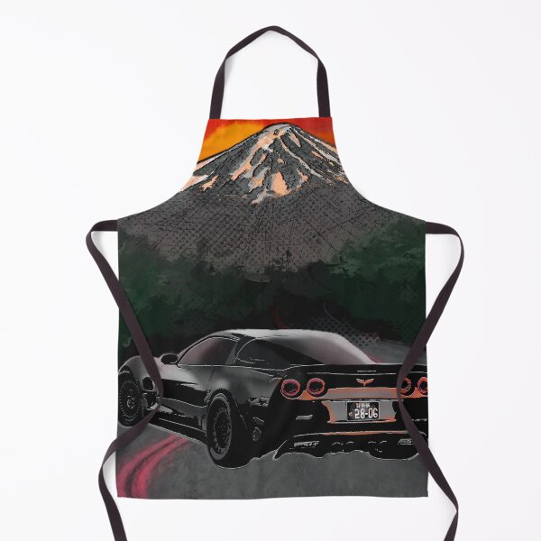 Artikelvorschau, Autoposter im Retro-Stil: Sonnenuntergangsfahrt am Berg Fuji entworfen und verkauft von mariaervik.