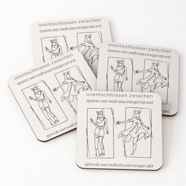 Item preview, Undecided between saving and indulging | Political exhaustion designed and sold by VariousGoodies.