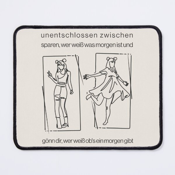 Item preview, Undecided between saving and indulging | Political exhaustion designed and sold by VariousGoodies.