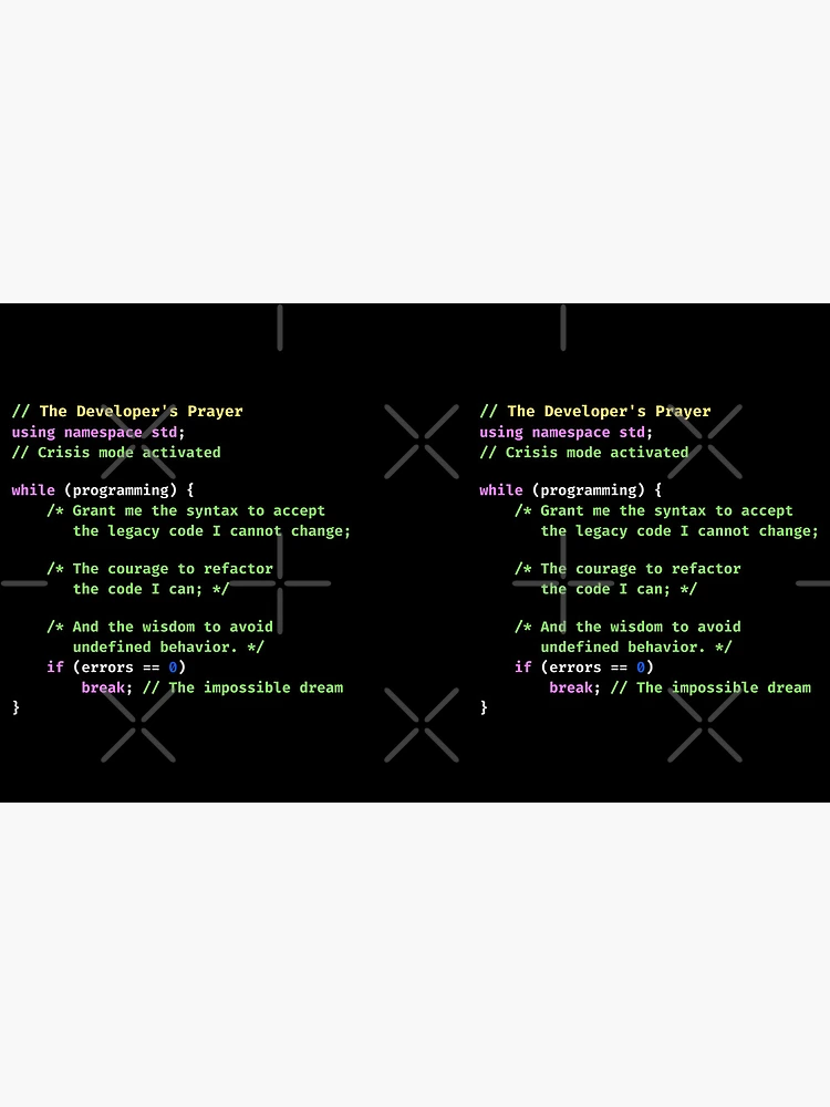 Thumbnail 4 of 4, Coffee Mug, Funny Programmer Developer's Prayer Legacy Code Refactor Coder Software Engineer Humor designed and sold by LagomCreative.