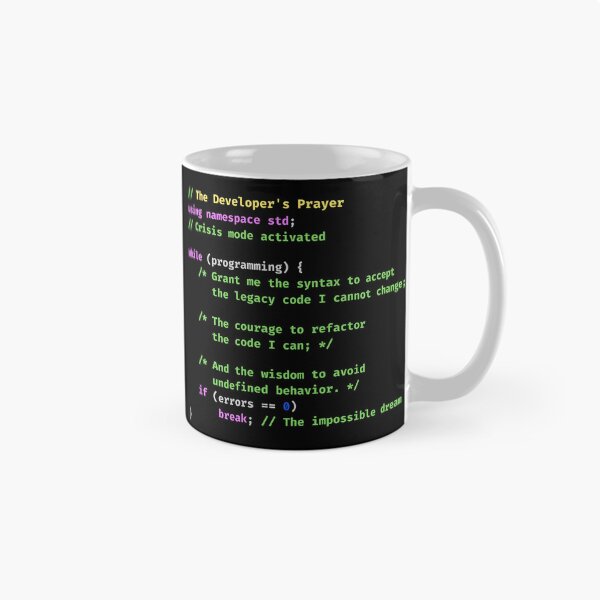 Artikelvorschau, Lustiges Programmierergebet, Legacy-Code-Refactoring, Code-Software-Ingenieur-Humor entworfen und verkauft von LagomCreative.