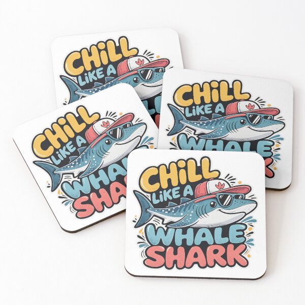 Artikelvorschau, Walhai Chill Like A Whale Shark T-Shirt entworfen und verkauft von ScotDesign.