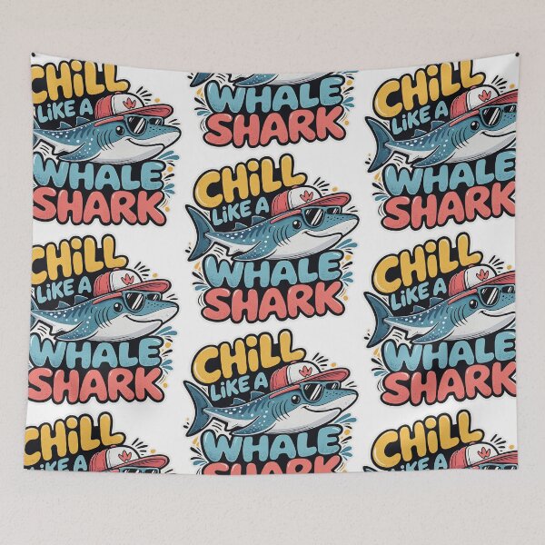 Item preview, Walhai Chill Like A Whale Shark T-Shirt designed and sold by ScotDesign.