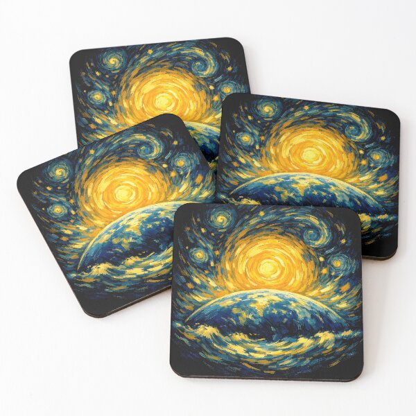 Item preview, Starry Night Ocean Sunset designed and sold by WavesStation.