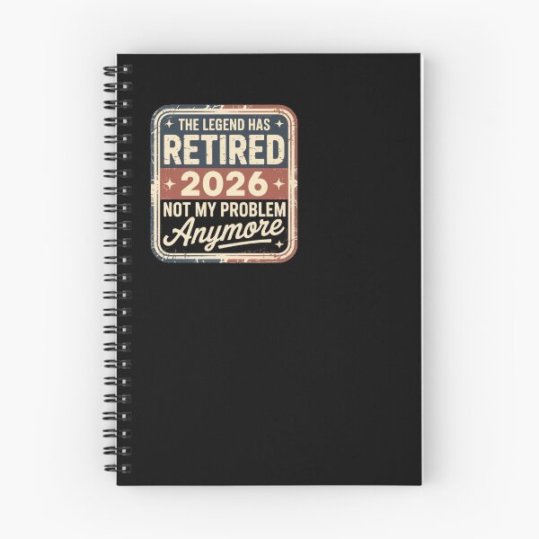 Item preview, The Legend Has Retired 2026 Rounded Vintage Stamp designed and sold by BinAlgoPix.