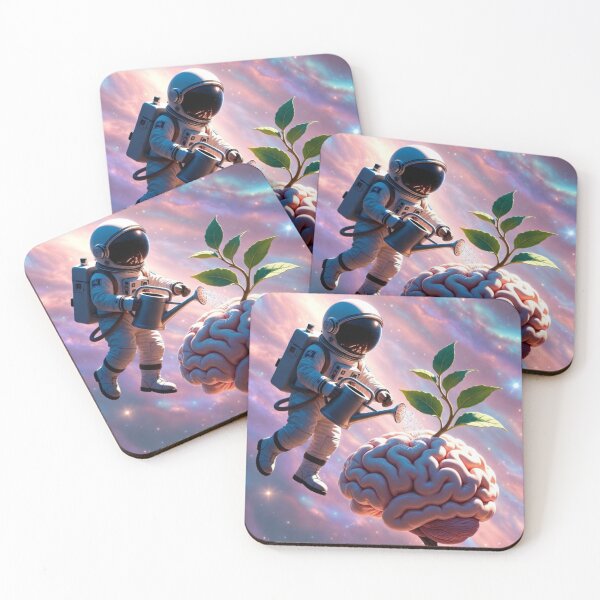 Item preview, Cute but Chaotic Space Astronaut – Whimsical Surreal Collection designed and sold by Bittor18.