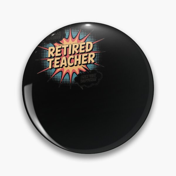 Item preview, Retired Teacher Comic Speech Bubbles designed and sold by BinAlgoPix.