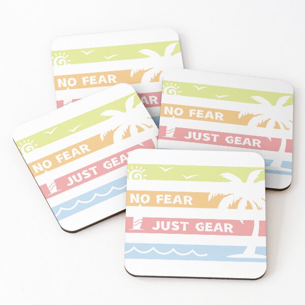 Item preview, No fear, just gear, summer vibe designed and sold by silent-violin.