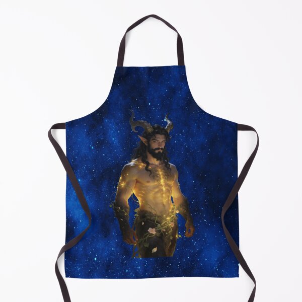 Item preview, Celestial Horned God – Radiant Lord of the Wild Cosmos designed and sold by MysticOzzy.
