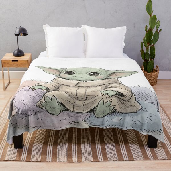 Item preview, BABY YODA WITH FLUFFY RUG designed and sold by LIS AND MELIVERSO.