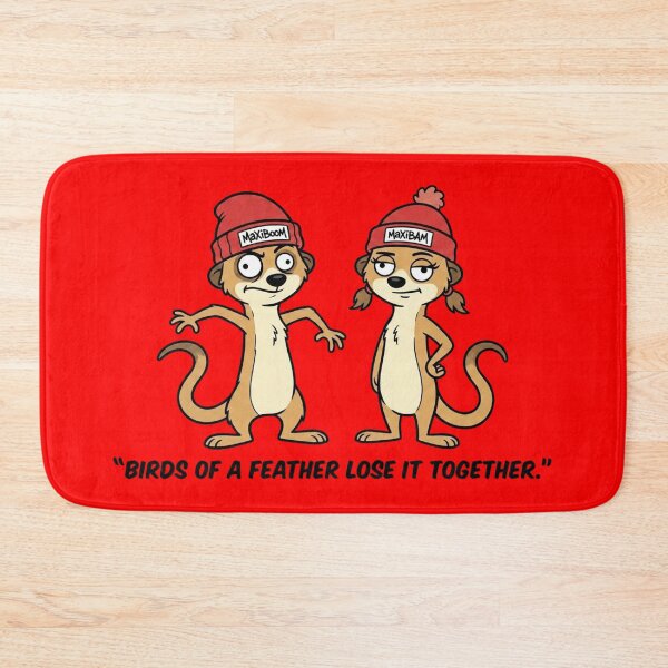 Item preview, Birds of a Feather Lose It Together - Funny Chaos Meerkats designed and sold by mAXiBoOM.