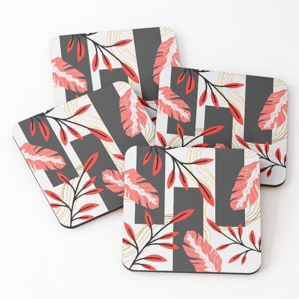 Item preview, Scandinavian Botanical Grid Pattern designed and sold by JitsTheArtist.