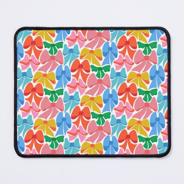Item preview, Colorful Bow Pattern | Cute Retro Ribbon Bows in Bright Playful Colors designed and sold by Carrie Cantwell Art.