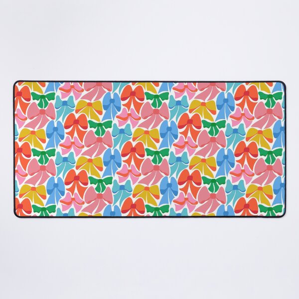 Item preview, Colorful Bow Pattern | Cute Retro Ribbon Bows in Bright Playful Colors designed and sold by Carrie Cantwell Art.