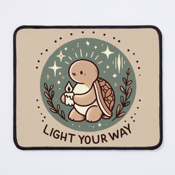 Item preview, Light your way - Turtle holding a candle designed and sold by Art Fly.