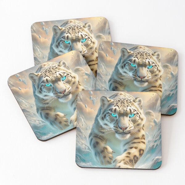 Item preview, Snow Leopard in Snowy Mountains designed and sold by PetsArt.