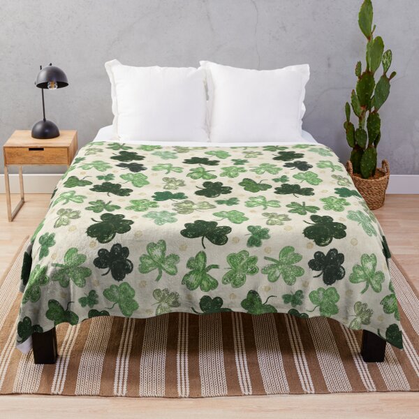 Item preview, Whimsical St. Patrick’s Day Lucky Shamrock Pattern designed and sold by Seamlessly Buffalo.