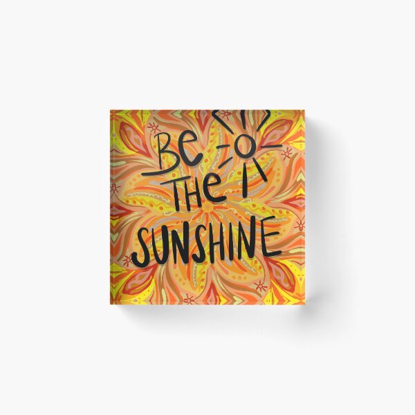 Item preview, Be the Sunshine mandala designed and sold by AlyonaCo.
