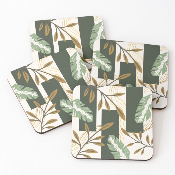 Item preview, Scandinavian Botanical Grid Pattern designed and sold by JitsTheArtist.