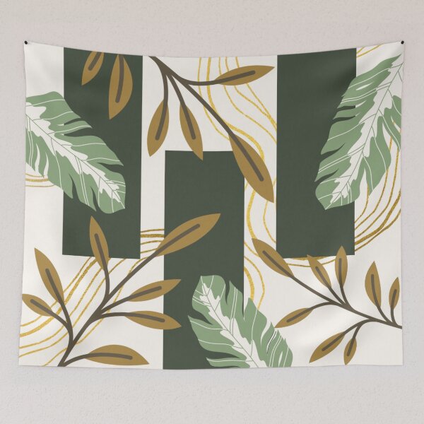Item preview, Scandinavian Botanical Grid Pattern designed and sold by JitsTheArtist.