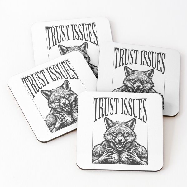Item preview, Trust Issues - Angry Fox designed and sold by AnAzArt.