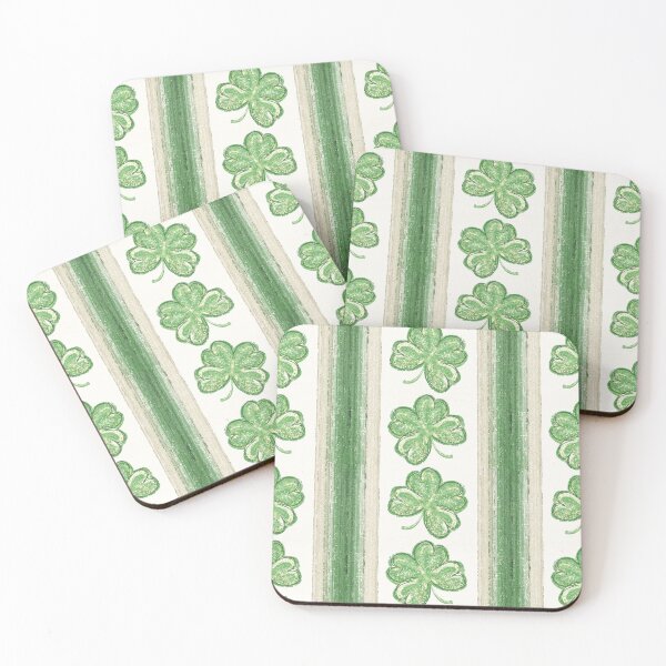 Item preview, Whimsical St. Patrick’s Day Lucky Shamrock Pattern designed and sold by Seamlessly Buffalo.
