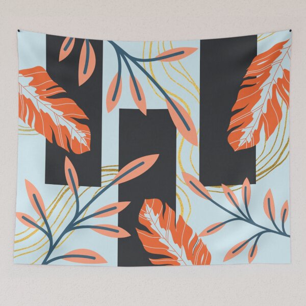 Item preview, Scandinavian Botanical Grid Pattern designed and sold by JitsTheArtist.