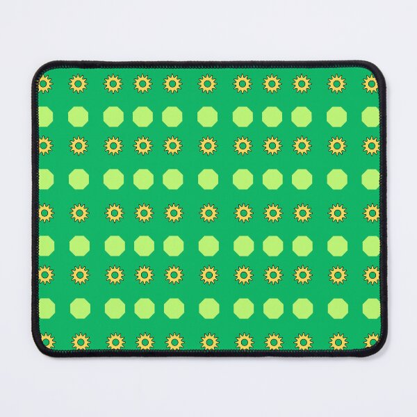 Item preview, Yellow Cogs and Lime Octagons on Green background pattern designed and sold by fev-rocks.