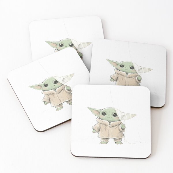 Item preview, BABY YODA WITH SHEER CURTAINS designed and sold by LIS AND MELIVERSO.