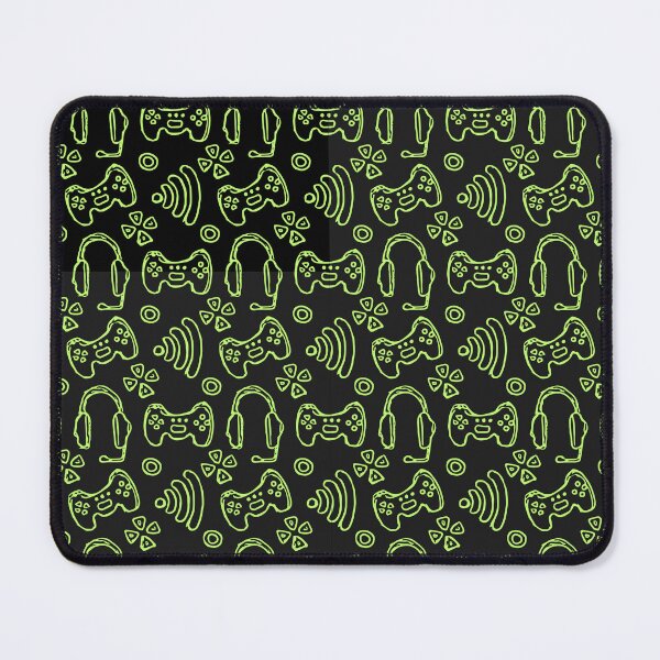 Item preview, Neon Green Gaming Pattern For Gaming Lover designed and sold by Bawek85Designs.