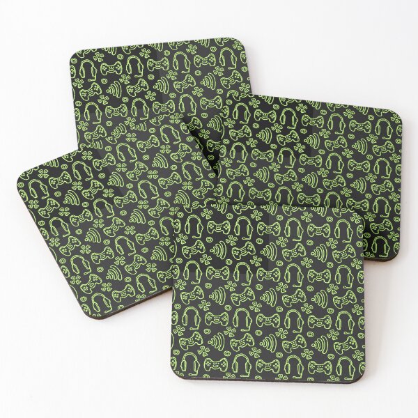 Item preview, Neon Green Gaming Pattern For Gaming Lover designed and sold by Bawek85Designs.
