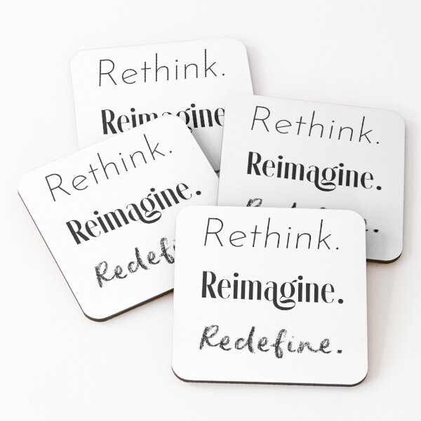 Item preview, Rethink. Reimagine. Redefine. designed and sold by GiSilver.