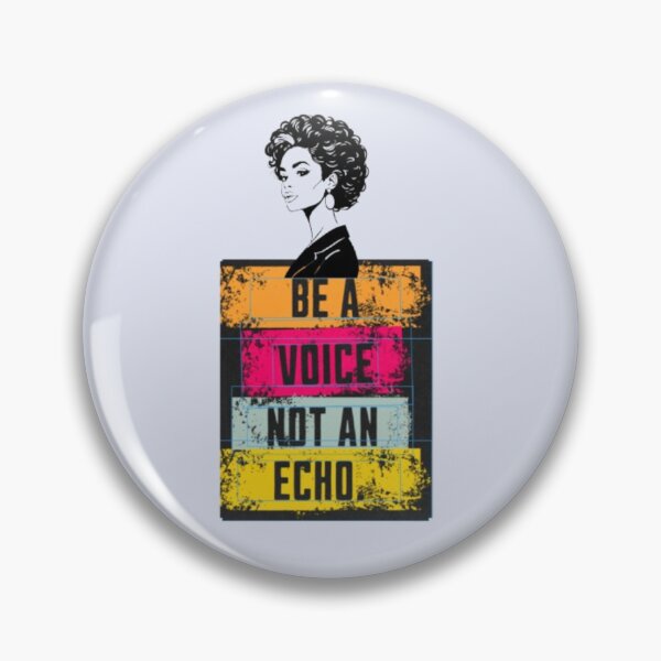 Item preview, Be A Voice Not An Echo - Bold Empowerment Streetwear Graphic designed and sold by Miheerala.