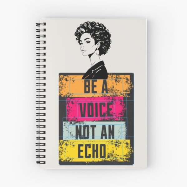 Item preview, Be A Voice Not An Echo - Bold Empowerment Streetwear Graphic designed and sold by Miheerala.
