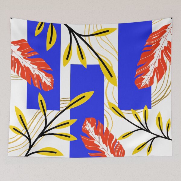 Item preview, Scandinavian Botanical Grid Pattern designed and sold by JitsTheArtist.