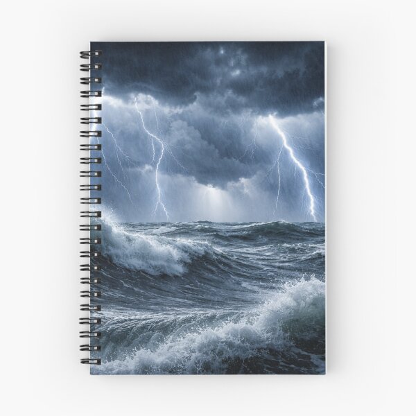 Item preview, Thunderstorm over the sea designed and sold by JuViRo.