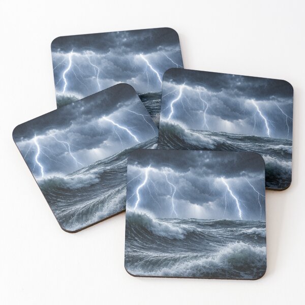 Item preview, Thunderstorm over the sea designed and sold by JuViRo.
