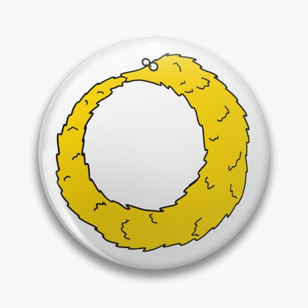 Item preview, Squirm-oboros in Yellow designed and sold by A Flea's Market.