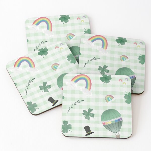 Item preview, Whimsical St. Patrick’s Day Lucky Shamrock Pattern designed and sold by Seamlessly Buffalo.